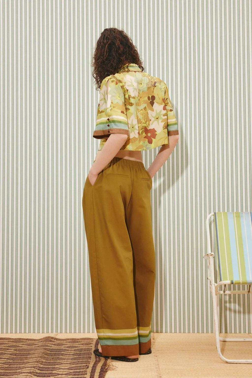 ALÉMAIS Maxi Cropped Shirt
