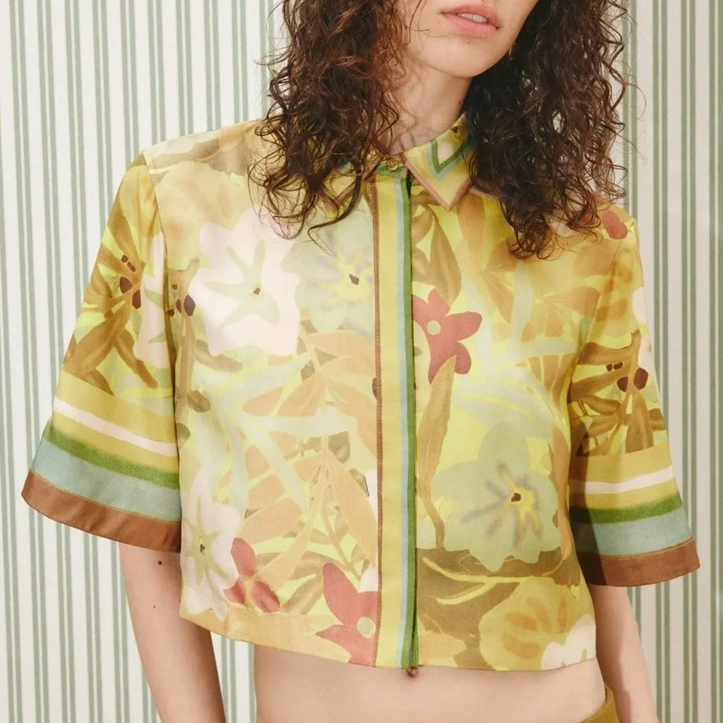 ALÉMAIS Maxi Cropped Shirt