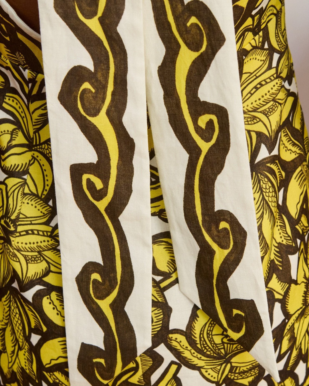 ALÉMAIS Mona Mini Dress - Yellow