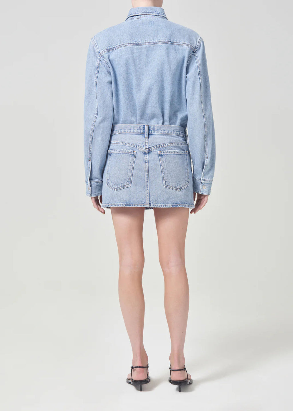 AGOLDE ALEK MINI SKIRT - FORCE