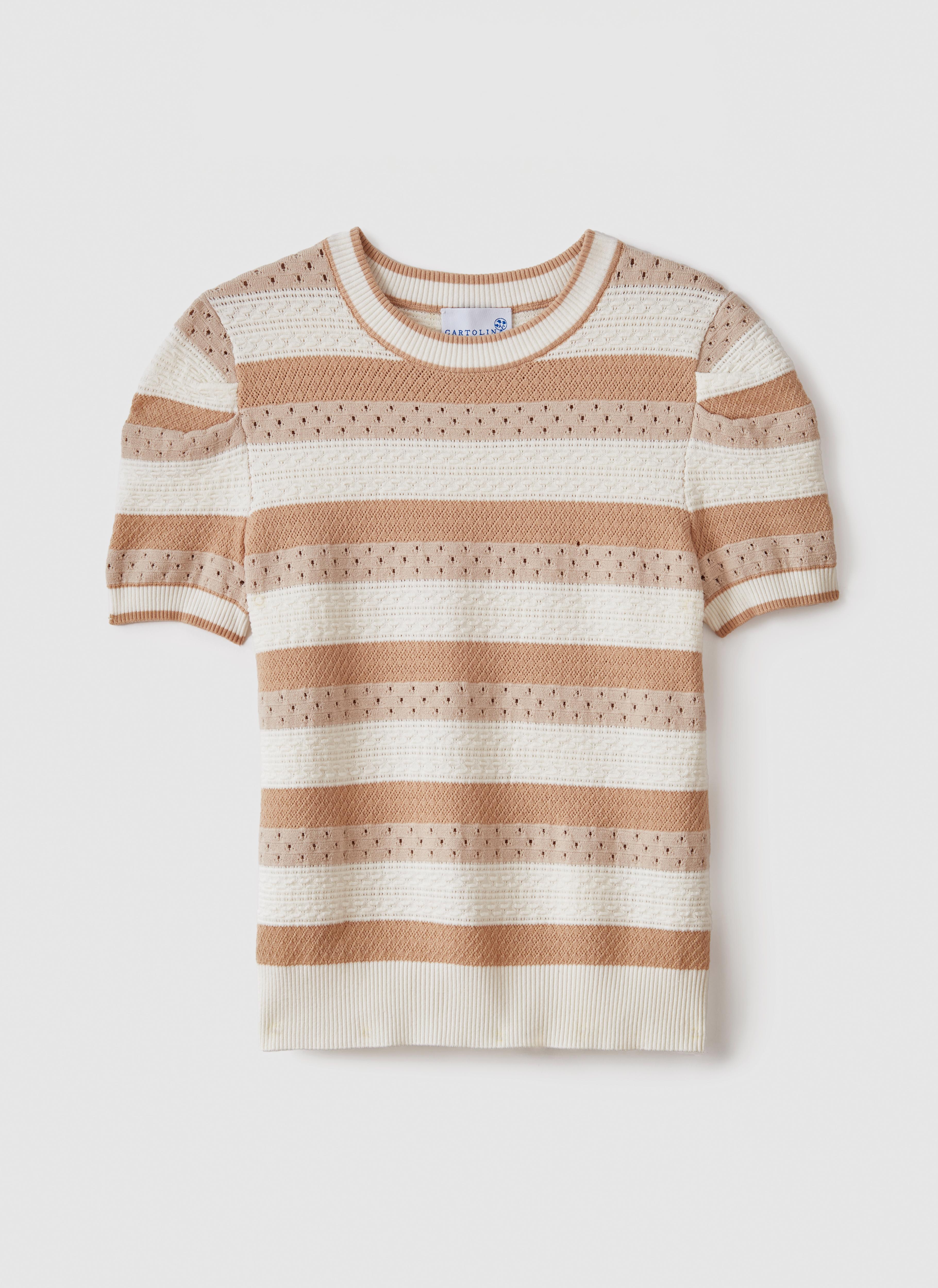 Cartolina Alexei Top - Sand Stripe