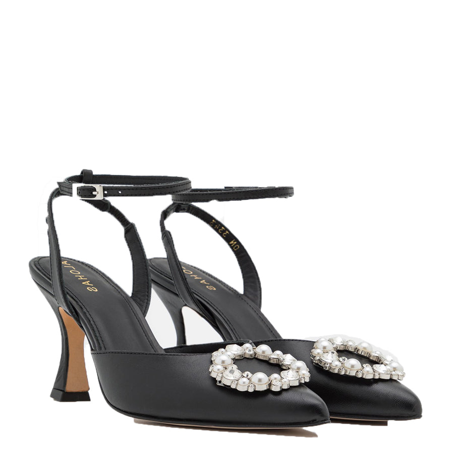 Alohas Cinderella Crystal Pumps - Crystal Black