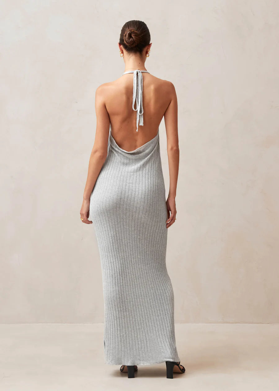 Alohas Cindy Ribbed Maxi Dress