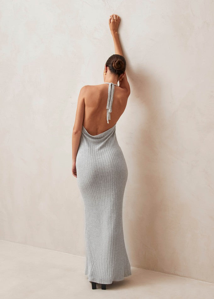 Alohas Halter Neck Maxi Dress