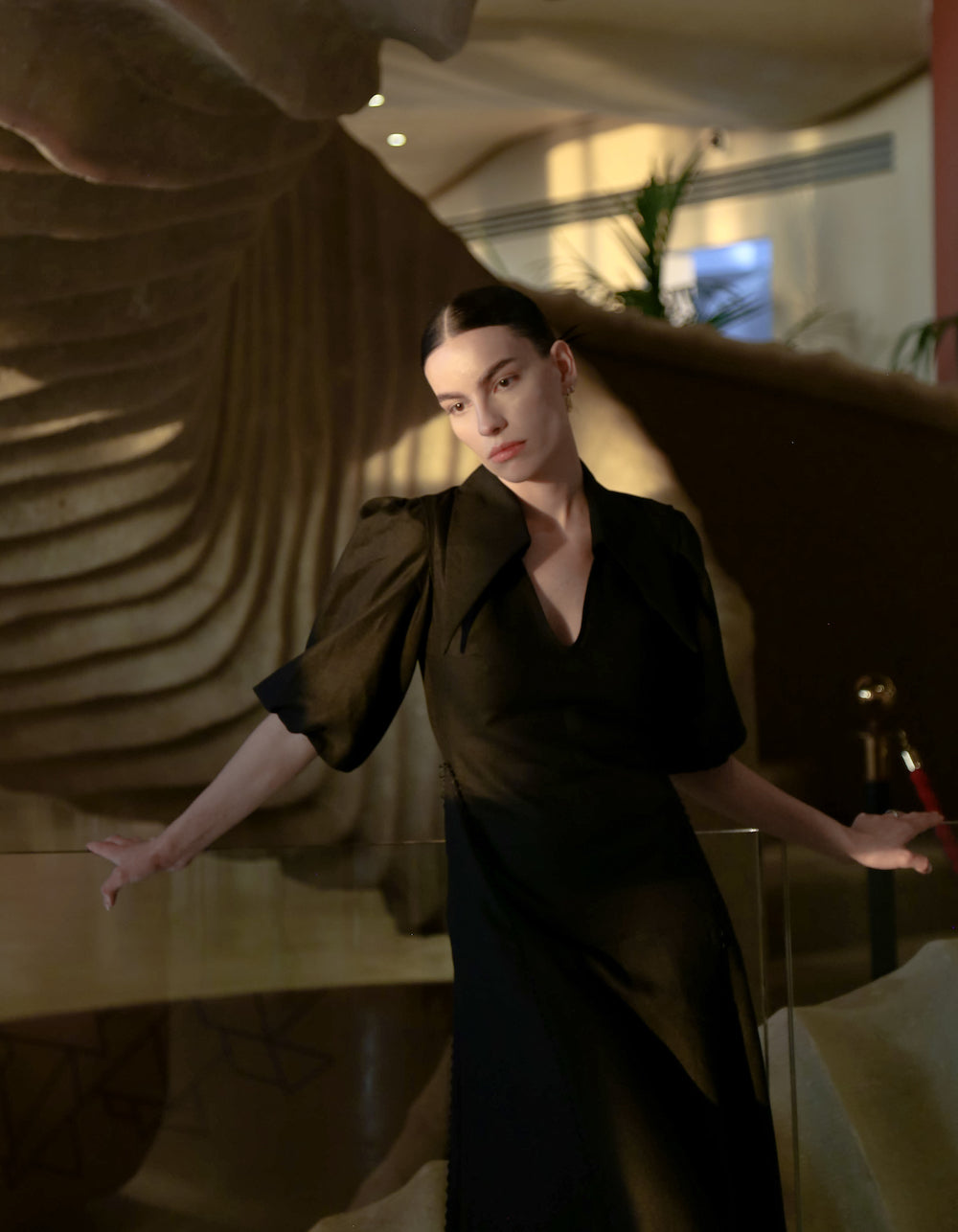 MAET AMARI Maxi Linen Dress - Black