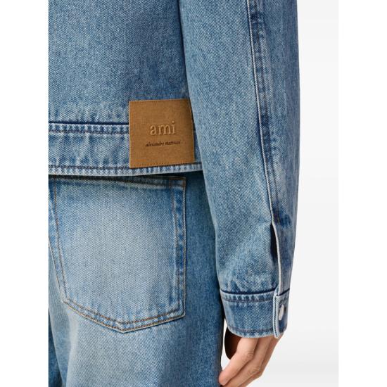 AMI HJK835DE0046480 Jacket - Blue