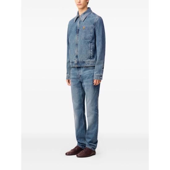 AMI HJK835DE0046480 Jacket - Blue