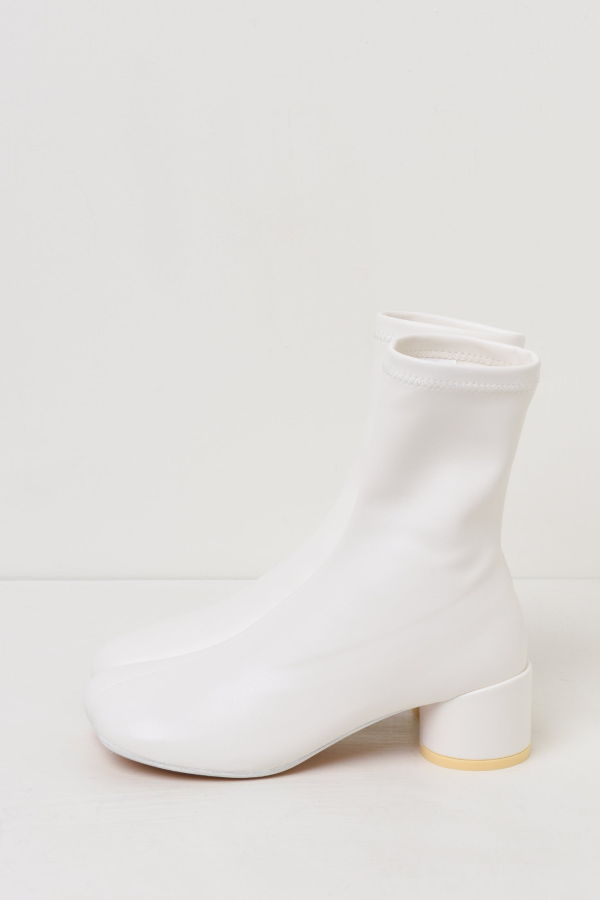 MM6 Maison Margiela ANKLE BOOT S59WU0230 P2260 T1009 boots - WHISPER WHITE