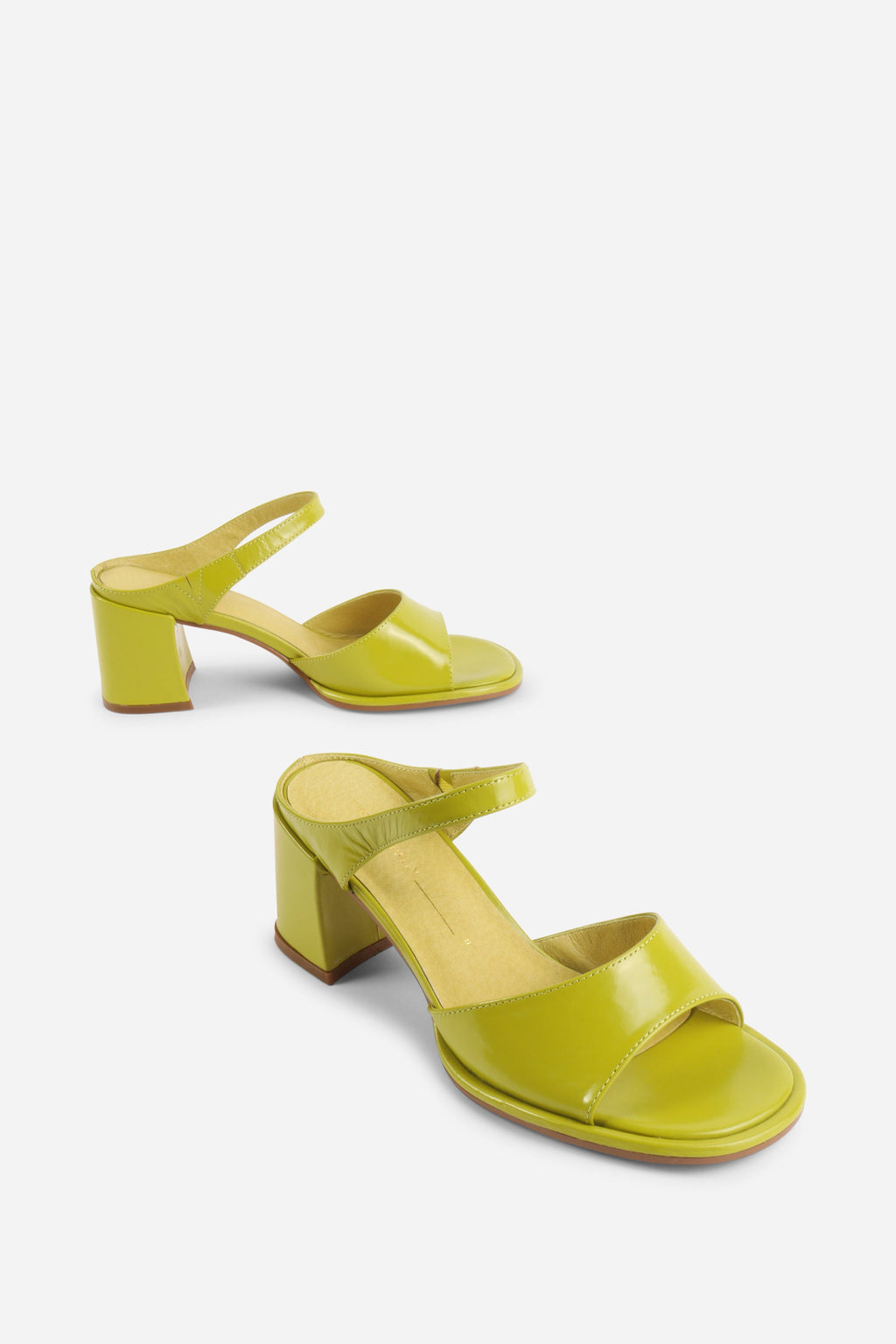 "INTENTIONALLY __________." Apex Block Heel Sandal