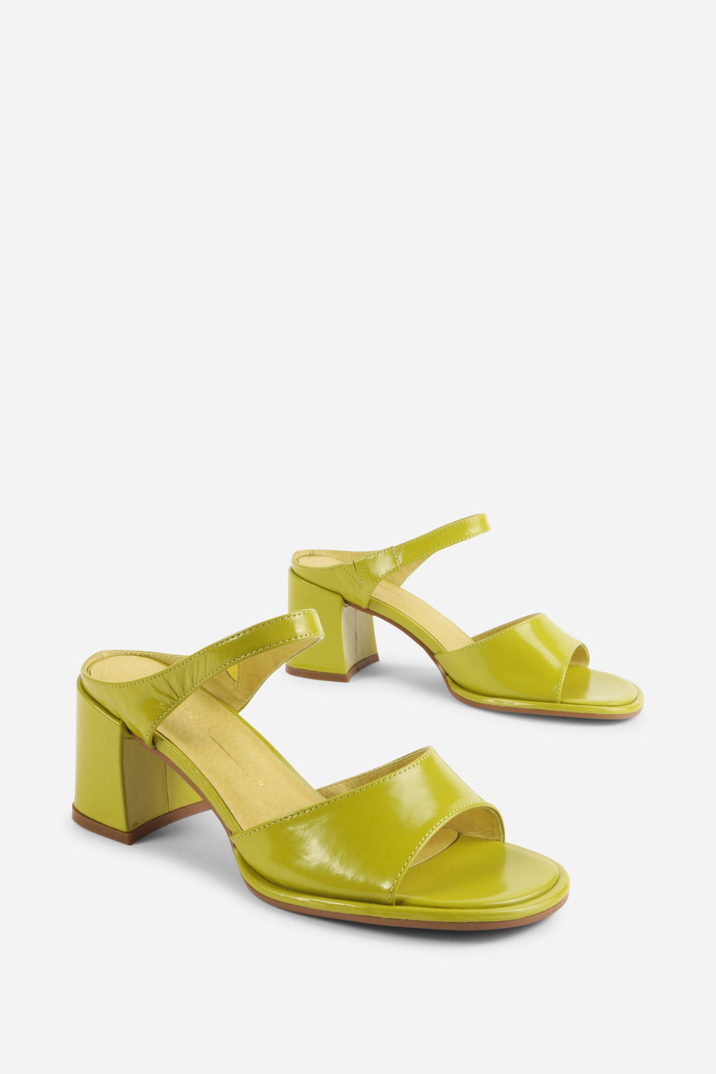 "INTENTIONALLY __________." Apex Block Heel Sandal