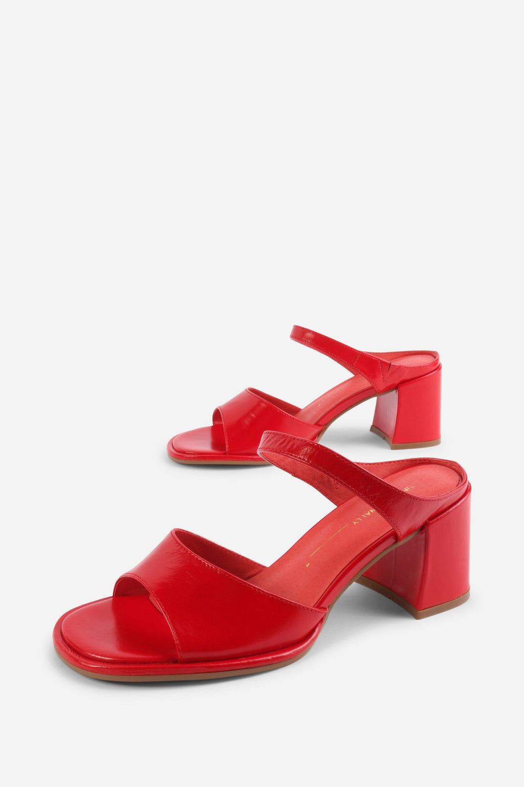 "INTENTIONALLY __________." Apex Block Heel Sandal