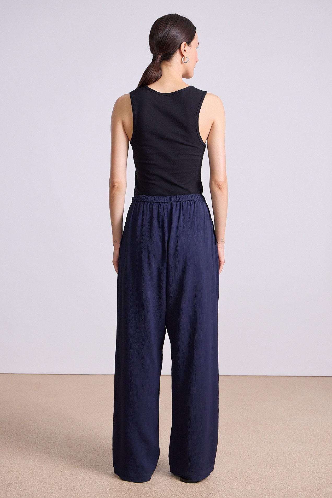 Apiece Apart Kari Pull On Pant - Midnight