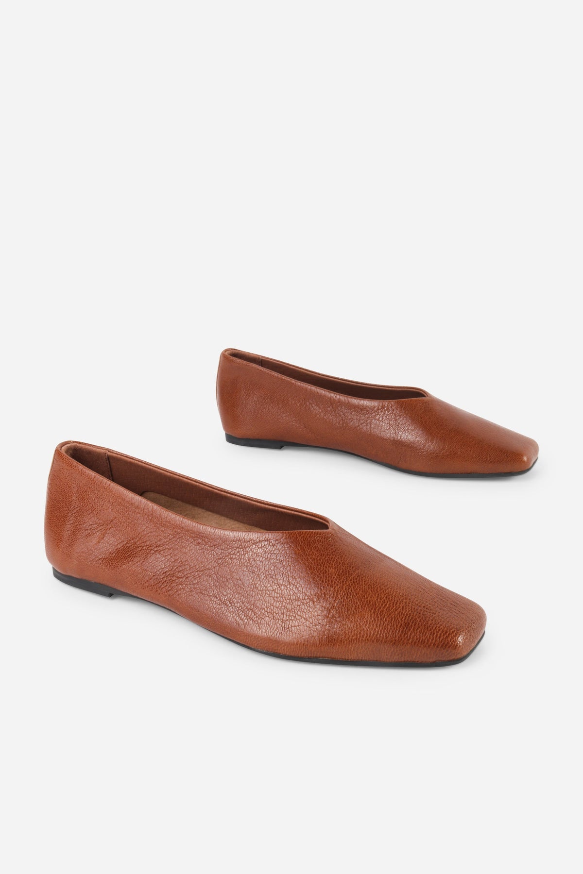 "INTENTIONALLY __________." Arden Square Toe Ballet Flat