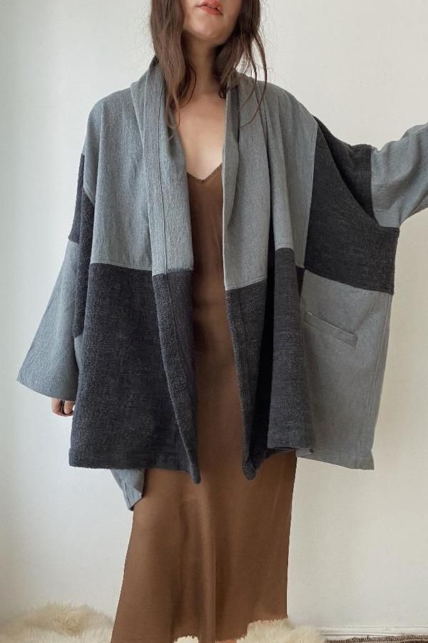 Atelier Delphine Haori Coat Double Layered Cotton Gauze