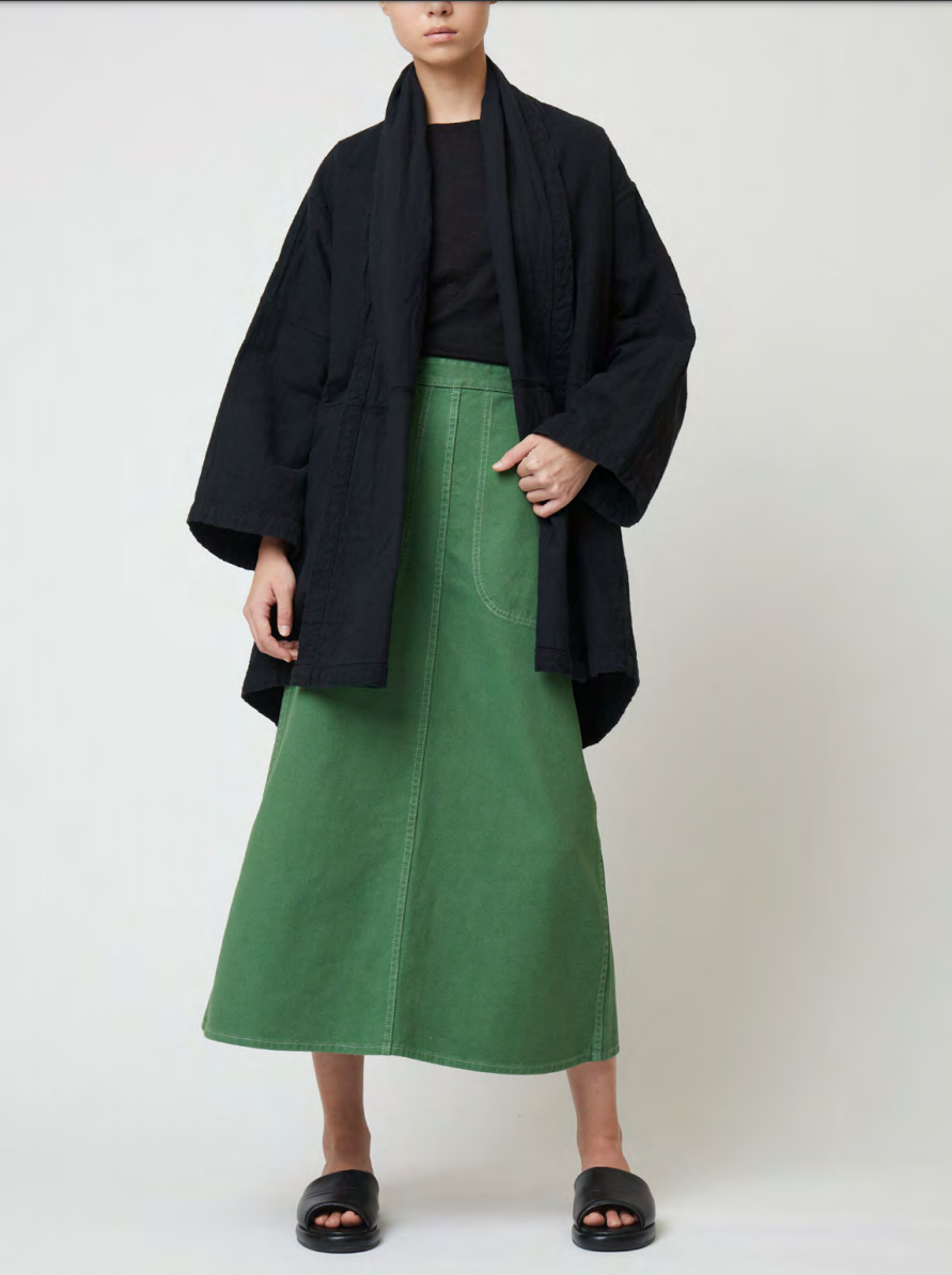Atelier Delphine Haori Coat Double Layered Cotton Gauze