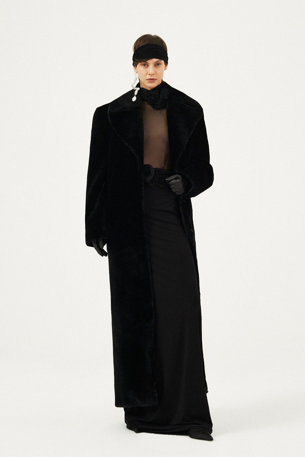 Magda Butrym AW23 Skirt 02 - Black