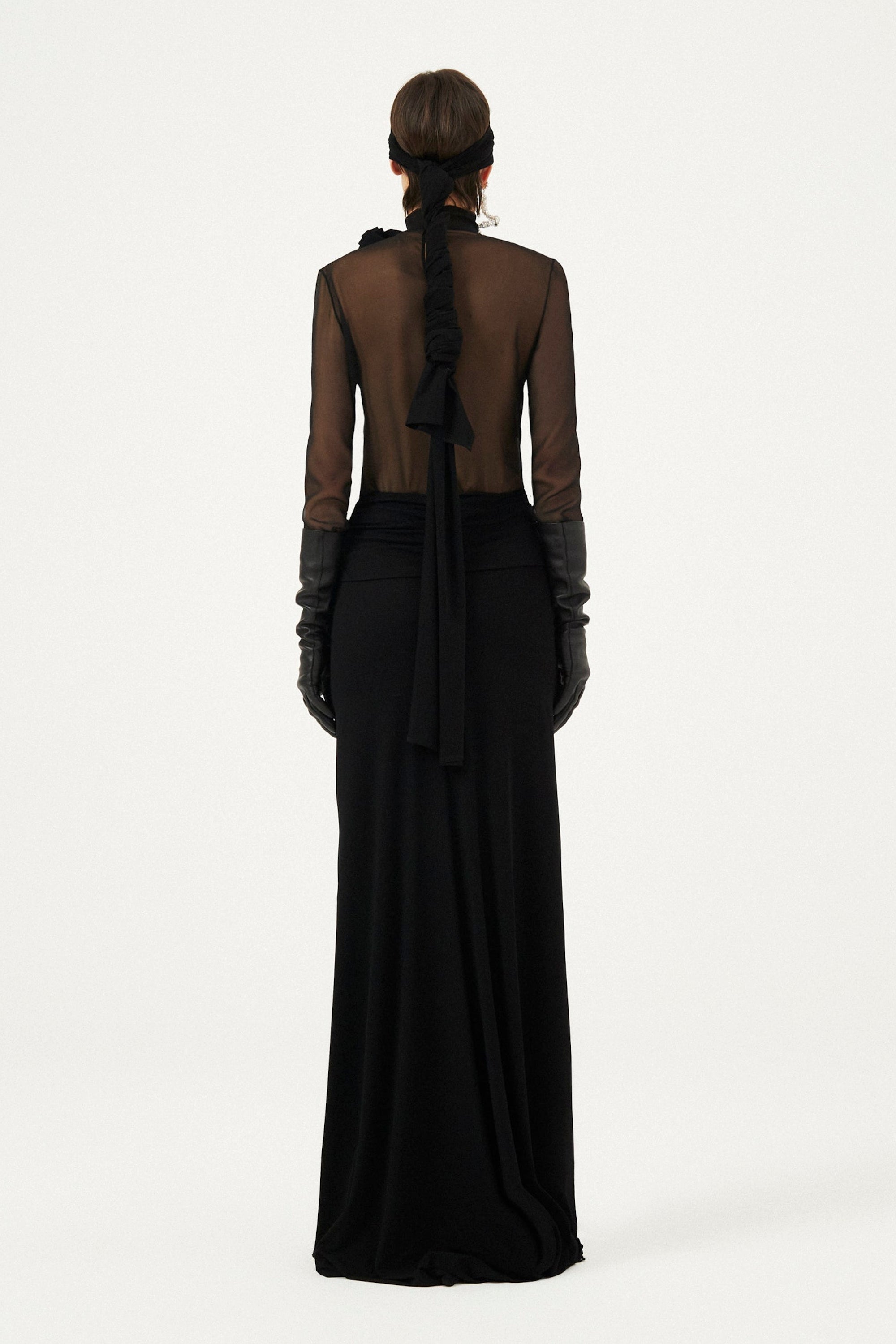 Magda Butrym AW23 Skirt 02 - Black