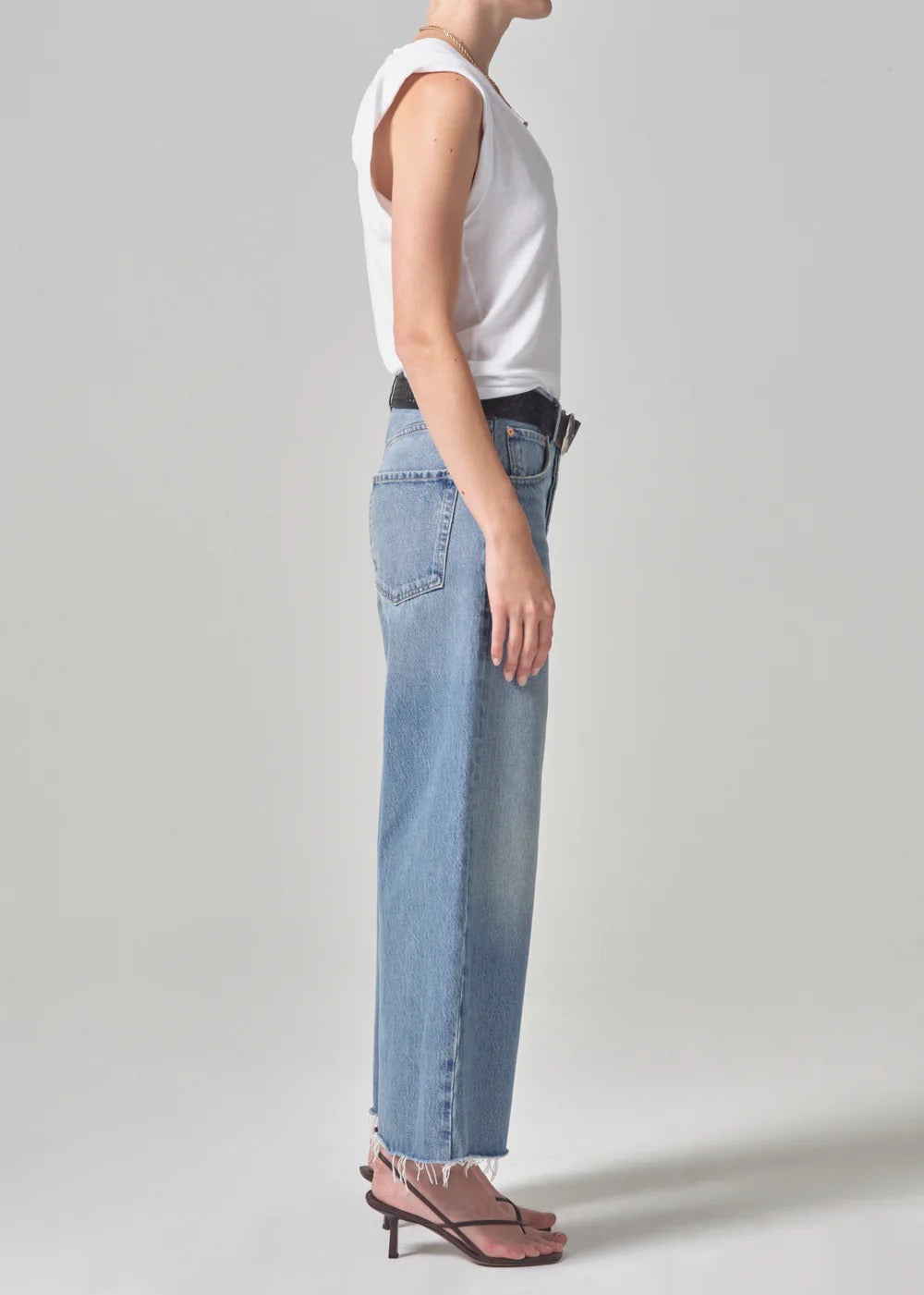 Citizens Of Humanity Ayla Raw Hem Crop - Soadapop