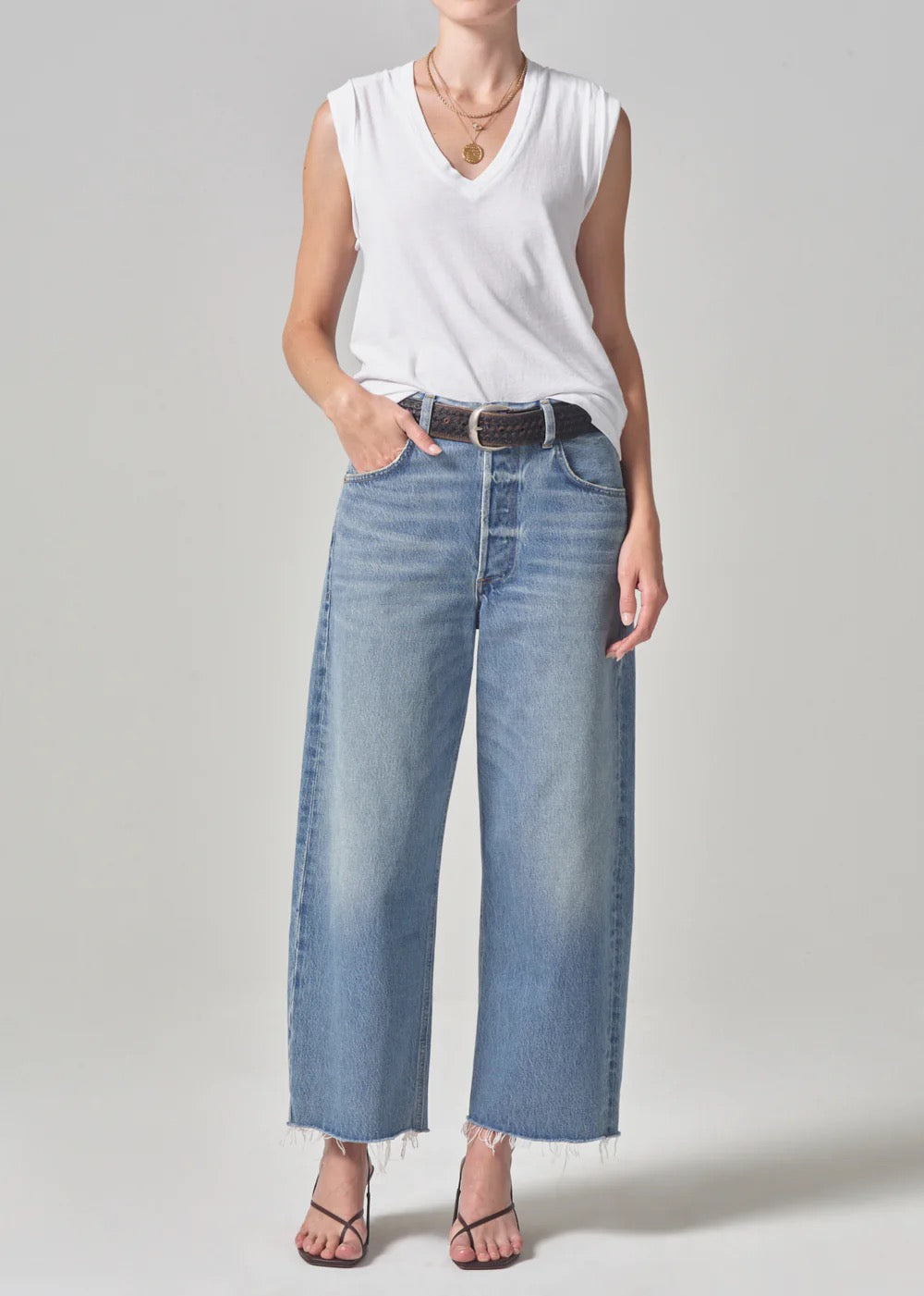 Citizens Of Humanity Ayla Raw Hem Crop - Soadapop