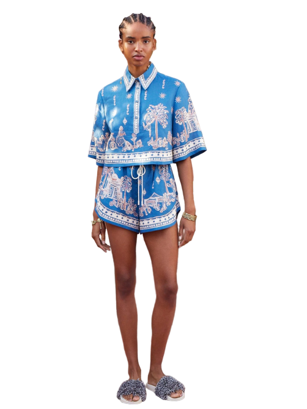 ALEMAIS Acacia Cropped Shirt