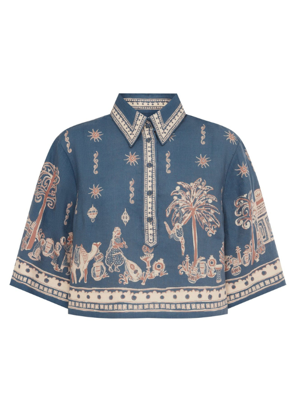 ALEMAIS Acacia Cropped Shirt