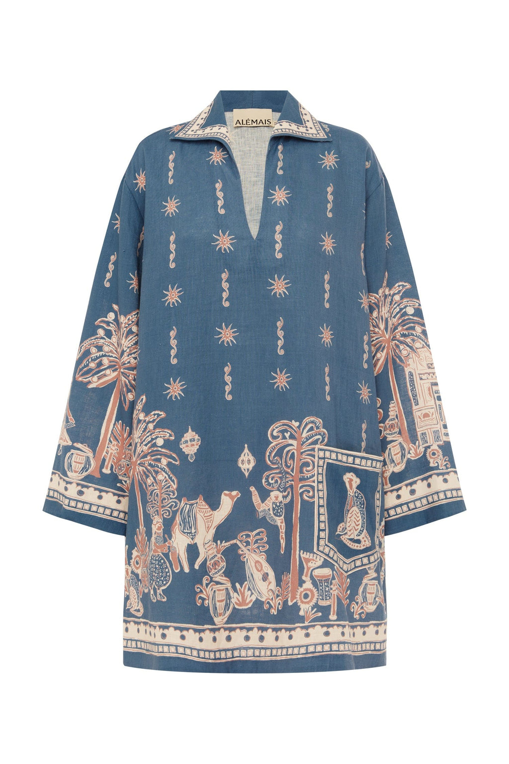 ALEMAIS Acacia Long Sleeve Mini Dress