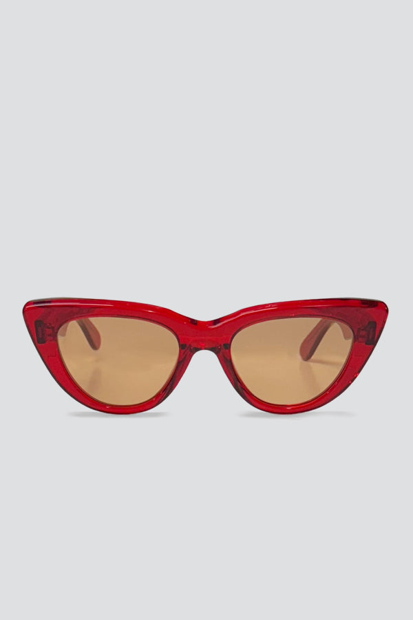 Assembly Acetate Kinos Sunglasses - Red