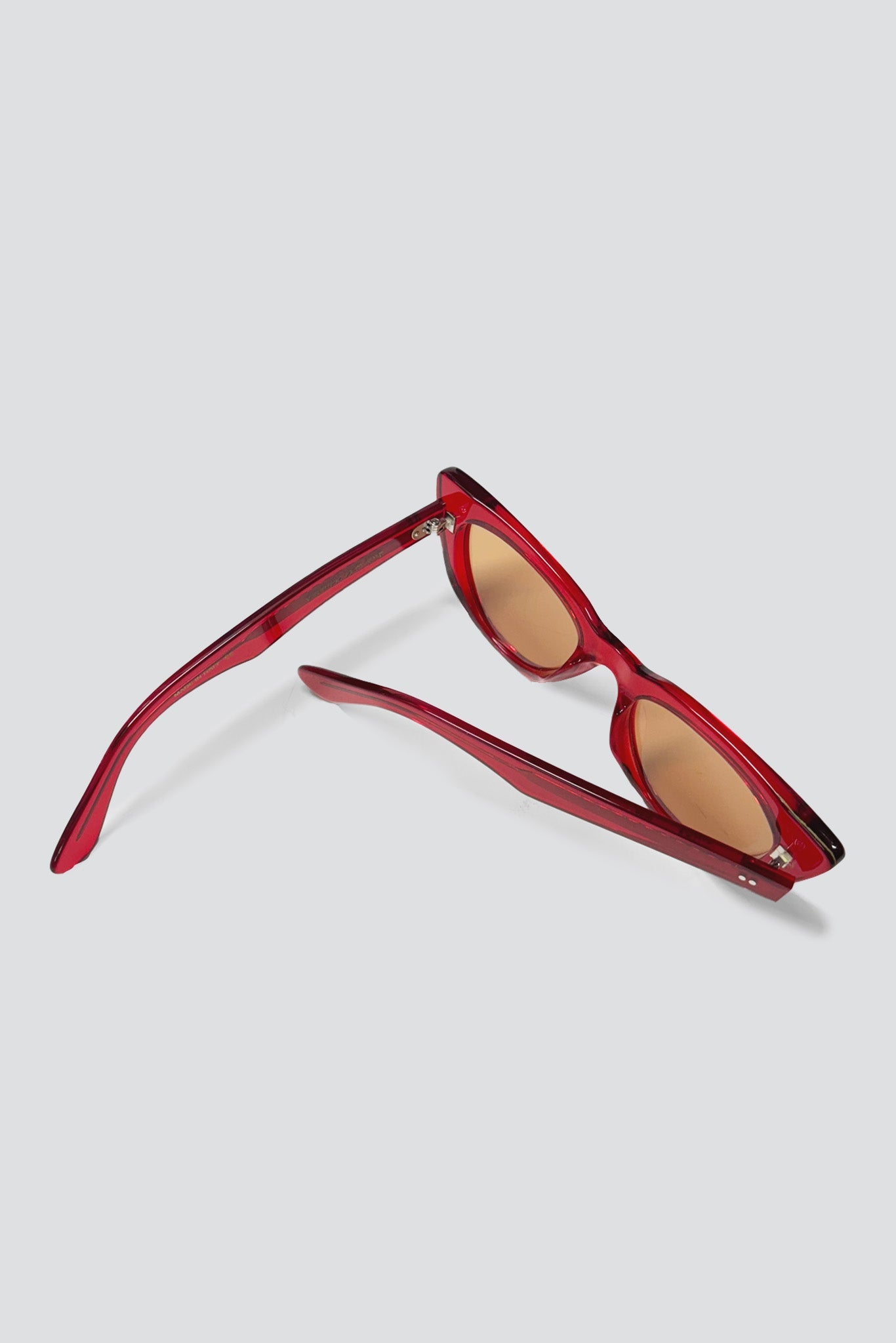 Assembly Acetate Kinos Sunglasses - Red
