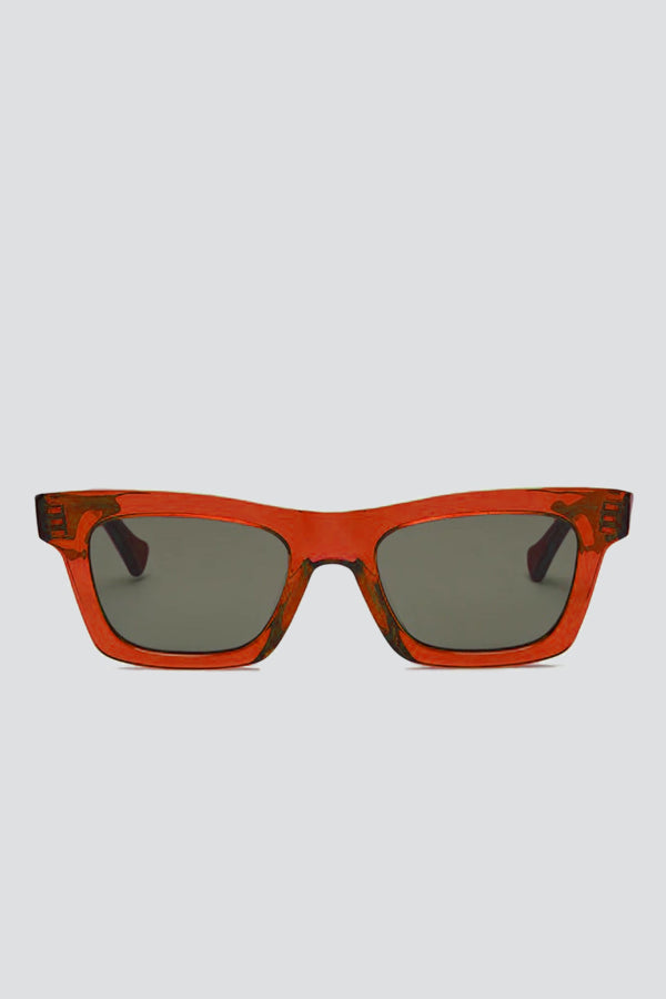 Unisex Assembly Acetate Krakow Sunglasses - Umber