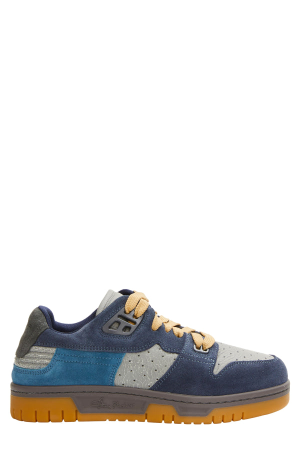 Acne Studios Fuzzy Low Top Sneakers - Grey/Blue