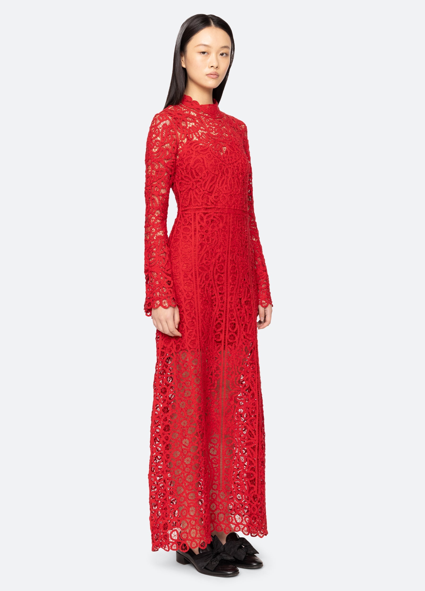 Sea NY Adelina Dress - Red