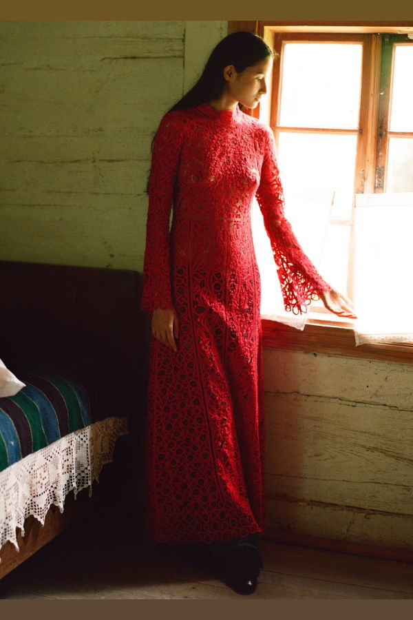 Sea NY Adelina Dress - Red