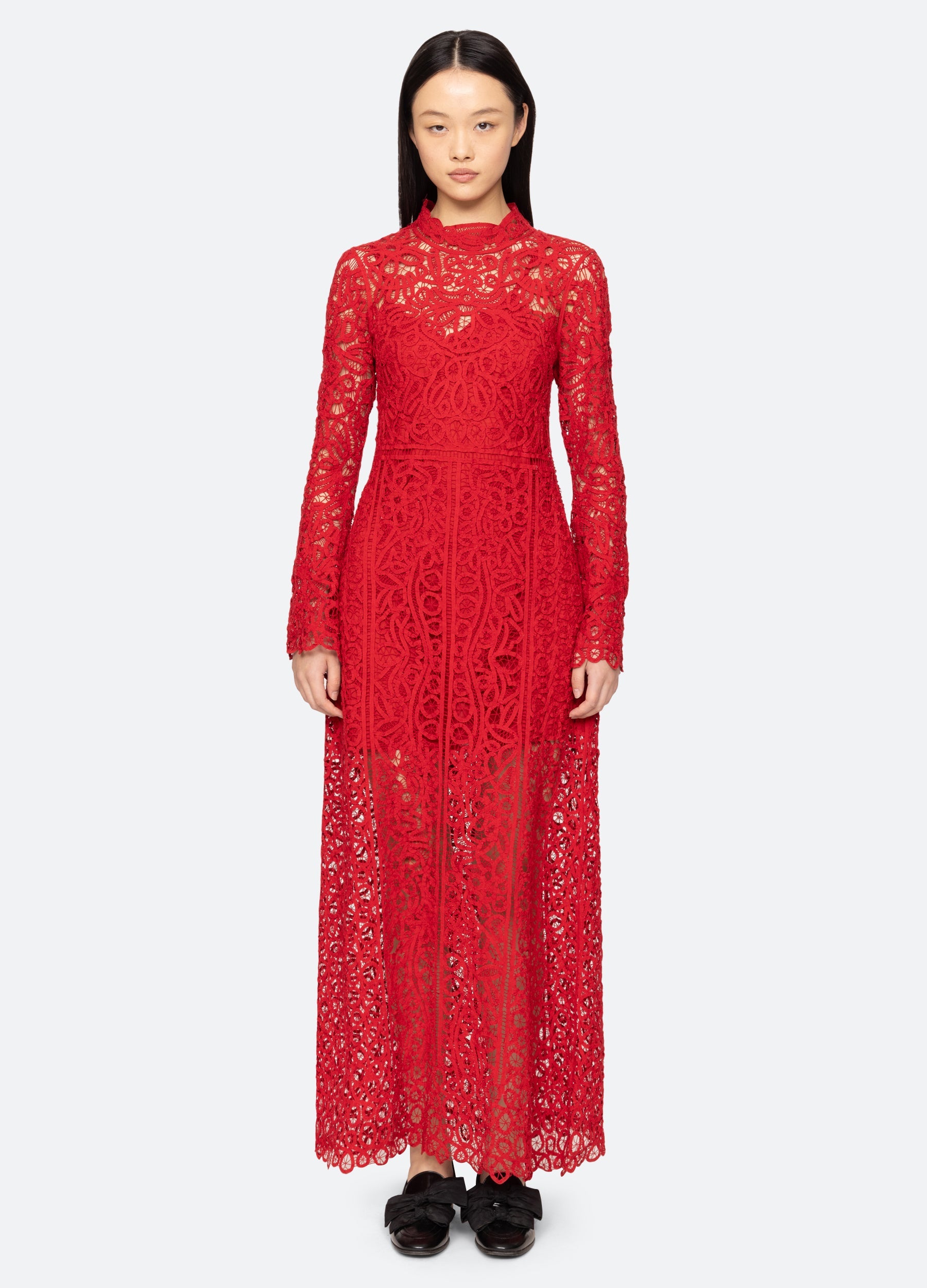 Sea NY Adelina Dress - Red