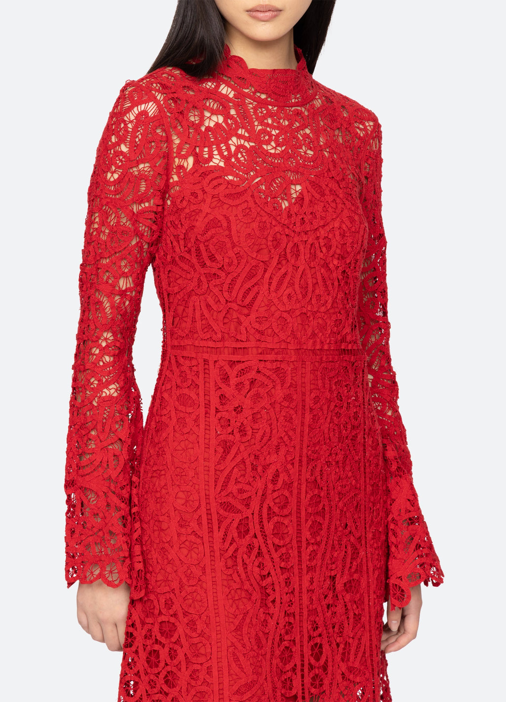 Sea NY Adelina Dress - Red