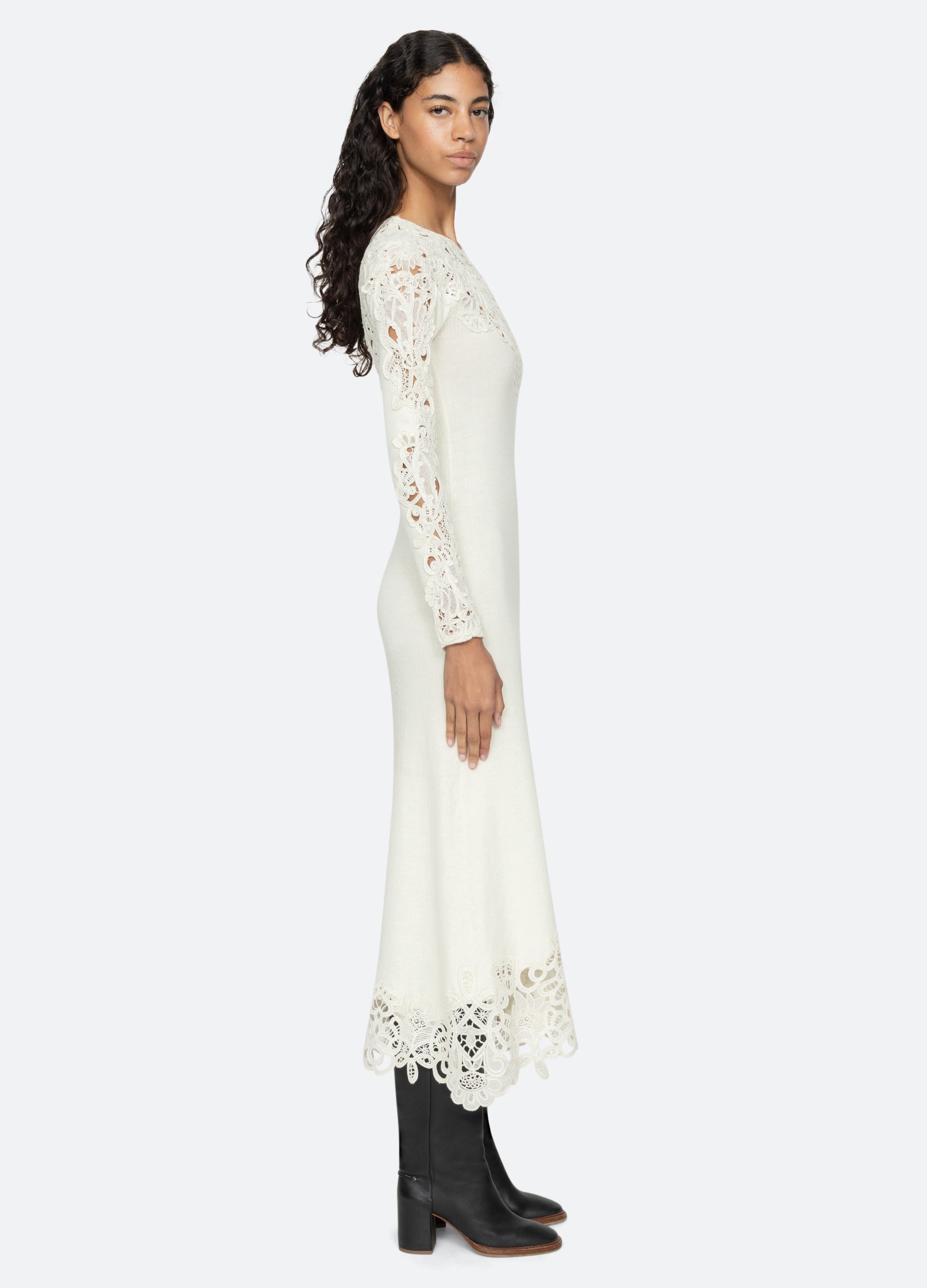 Sea NY Adelina L/S Dress - Cream