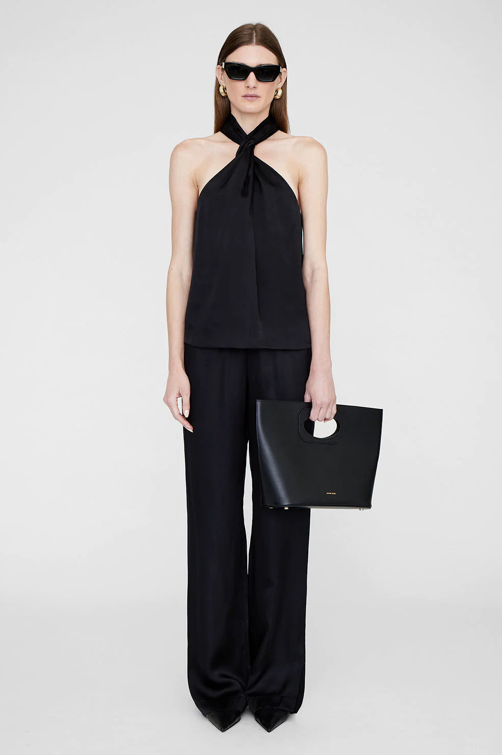 Anine Bing Aden Pant - Black