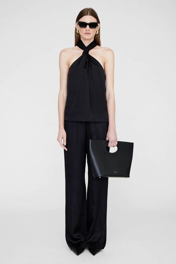 Anine Bing Aden Pant - Black