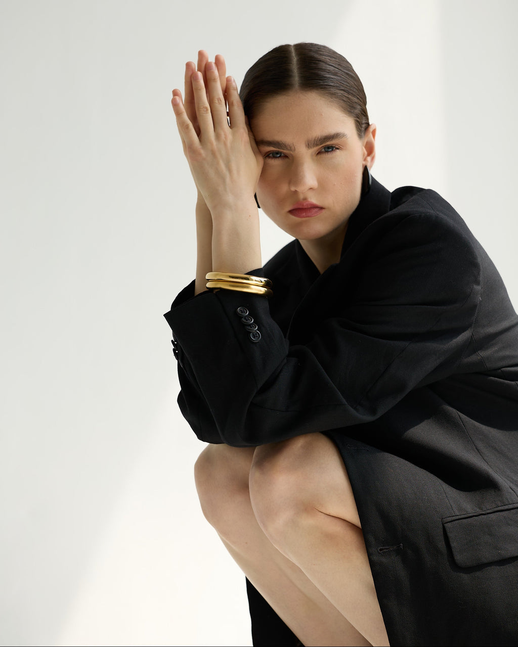 Adorn Eclipse Golden Bangle