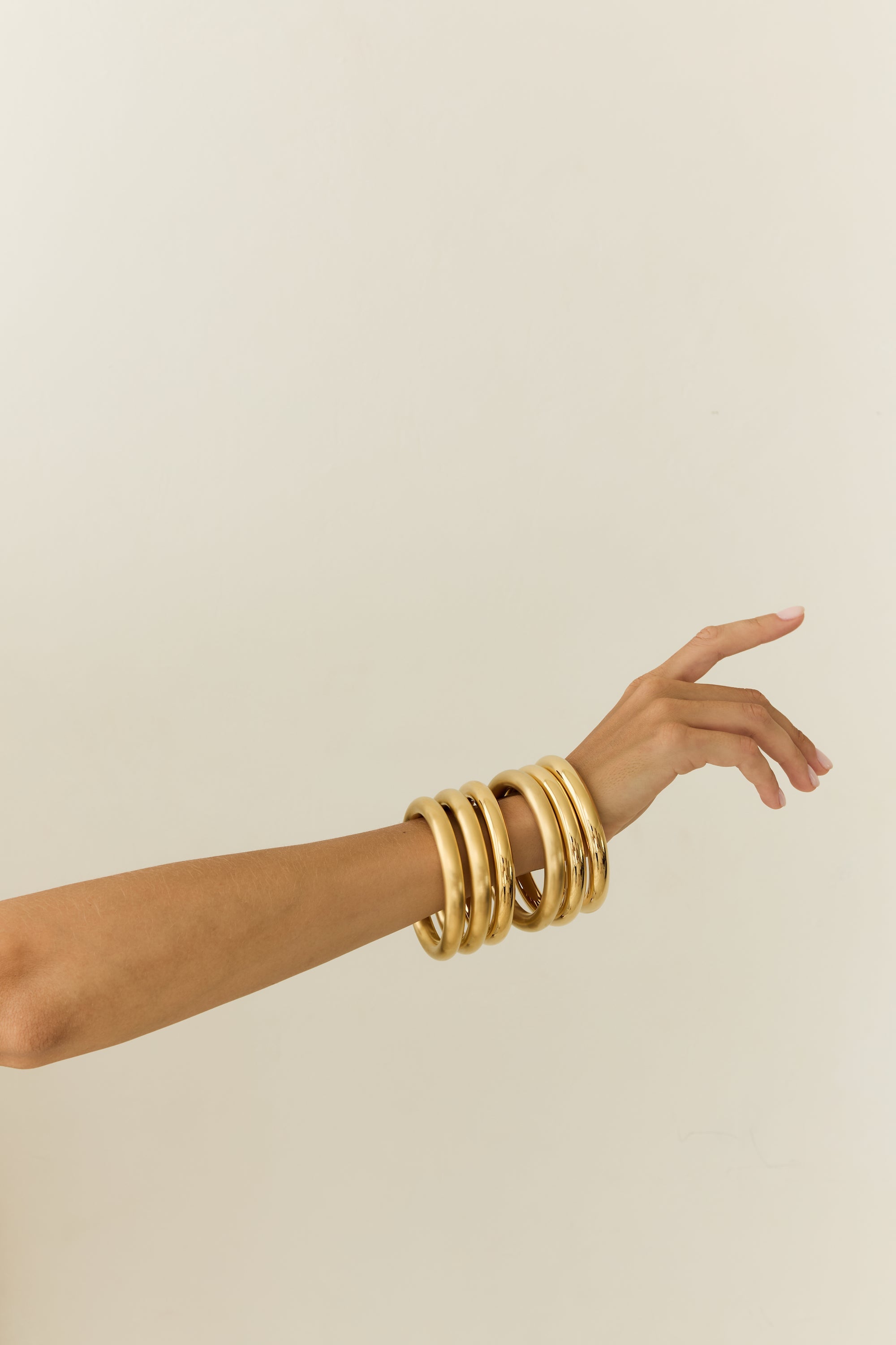 Adorn Eclipse Golden Bangle