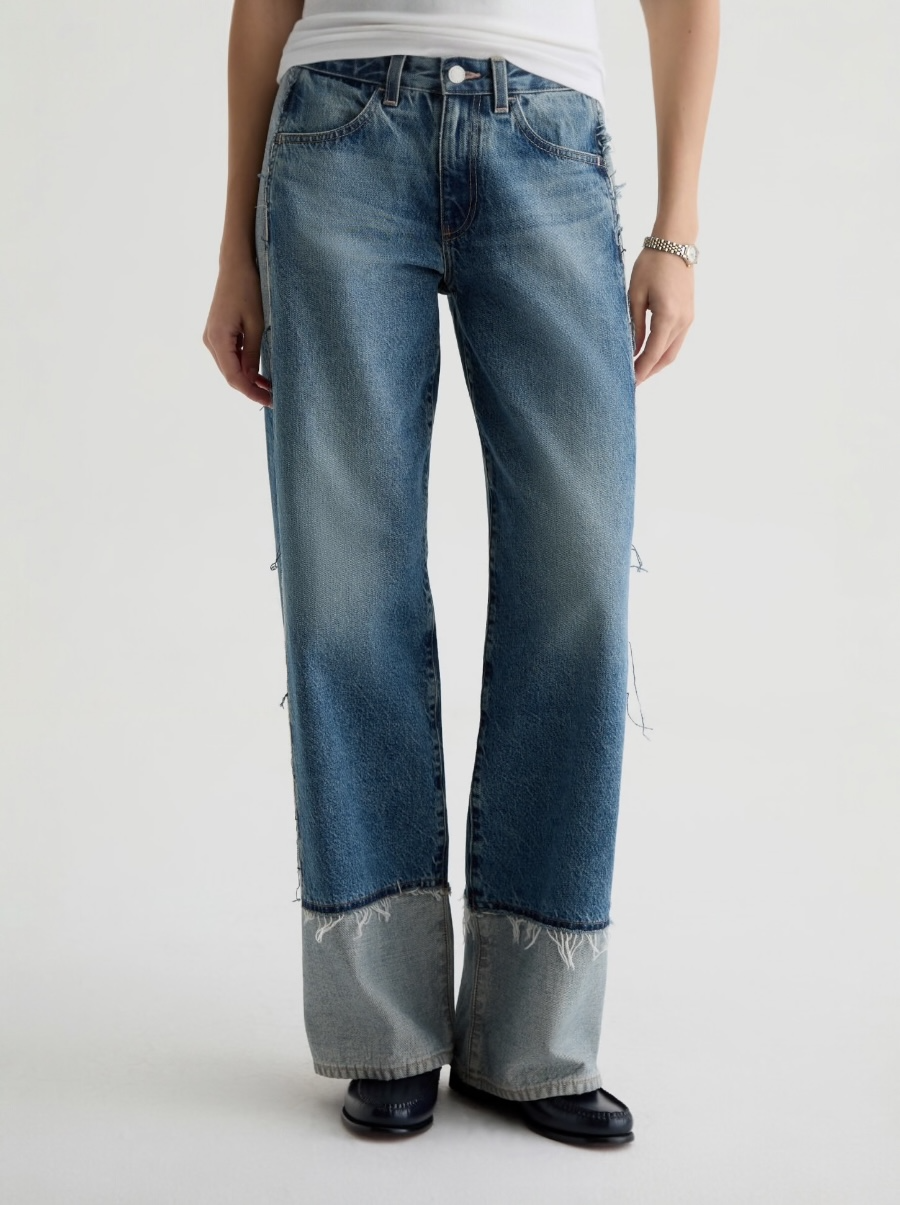Adriano Goldschmied Adria Colorblock Jeans - 13 Years Otherworldly