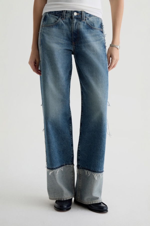 Adriano Goldschmied Adria Colorblock Jeans - 13 Years Otherworldly