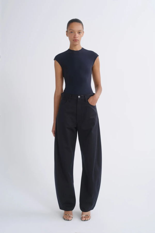 AGOLDE Luna Structured Twill Trouser - Obscura
