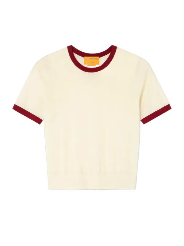Guest in Residence Airy Ringer Tee