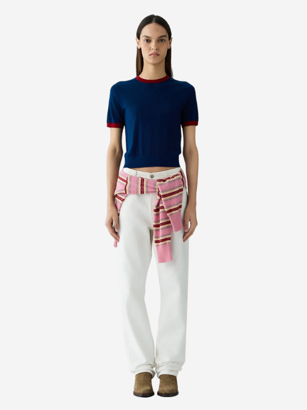 Guest in Residence Airy Ringer Tee