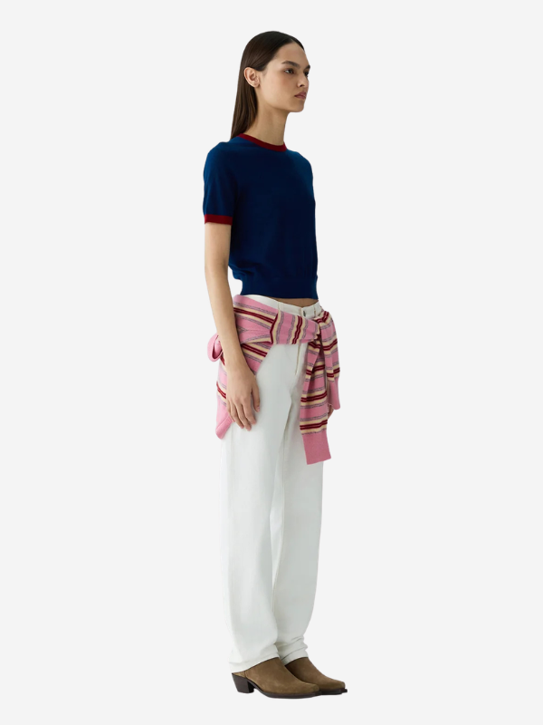 Guest in Residence Airy Ringer Tee