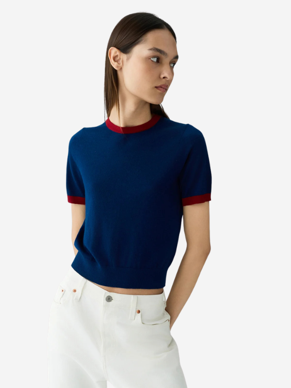 Guest in Residence Airy Ringer Tee