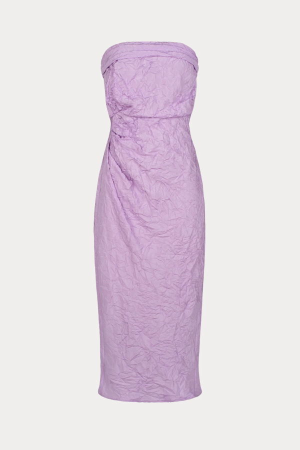 Rachel Comey Akass Crushed Silk Dress - Lavender