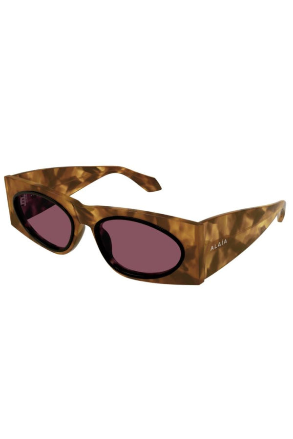 Alaia Aa0085s-003havana-havana-red Sunglasses - Havana-Havana-Red