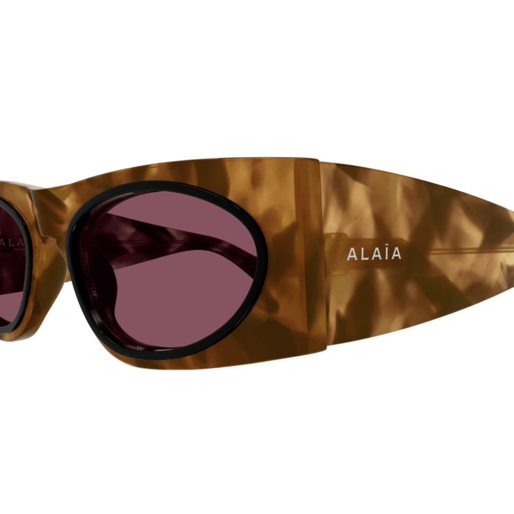 Alaia Aa0085s-003havana-havana-red Sunglasses - Havana-Havana-Red