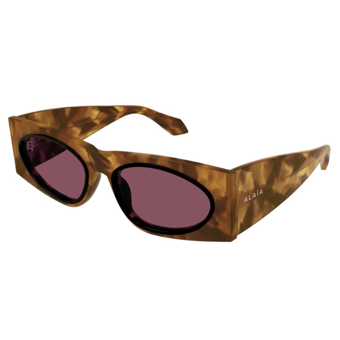 Alaia Aa0085s-003havana-havana-red Sunglasses - Havana-Havana-Red